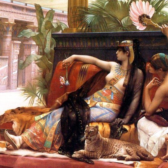 Alexandre Cabanel Cleopatra Testing Poisons on Condemned Prisoners cropped